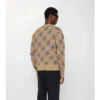 Check Cotton Wool Cardigan