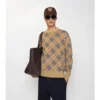 Check Cotton Wool Sweater