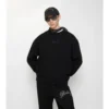 Check Cursive Logo Cotton Sweatshirt