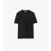Check Cursive Logo Cotton T-Shirt