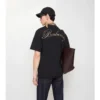 Check Cursive Logo Cotton T-Shirt
