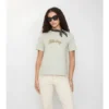 Check Cursive Logo Cotton T-Shirt