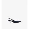 Check Dame Slingback Pumps 