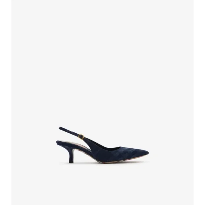 Check Dame Slingback Pumps 