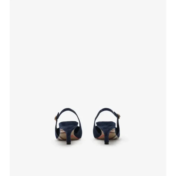 Check Dame Slingback Pumps 