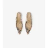 Check Dame Slingback Pumps 