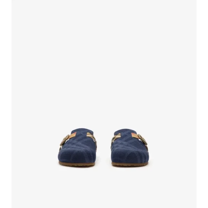 Check Denim Urchin Clogs