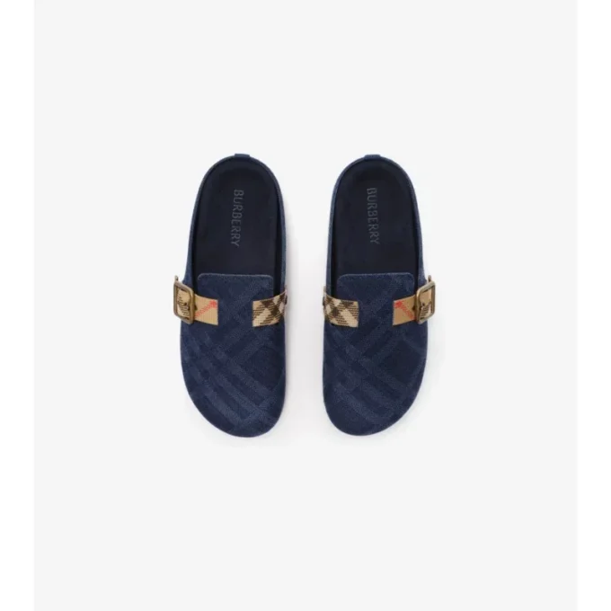 Check Denim Urchin Clogs