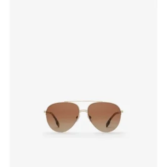 Check Detail Aviator Sunglasses