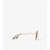 Check Detail Aviator Sunglasses