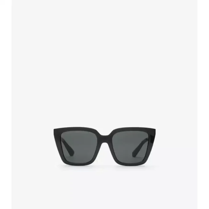 Check Engraved Square Sunglasses 