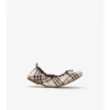 Check Fawn Ballerinas 