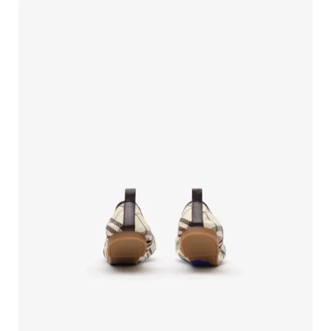 Check Fawn Ballerinas 