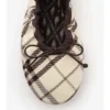 Check Fawn Ballerinas 