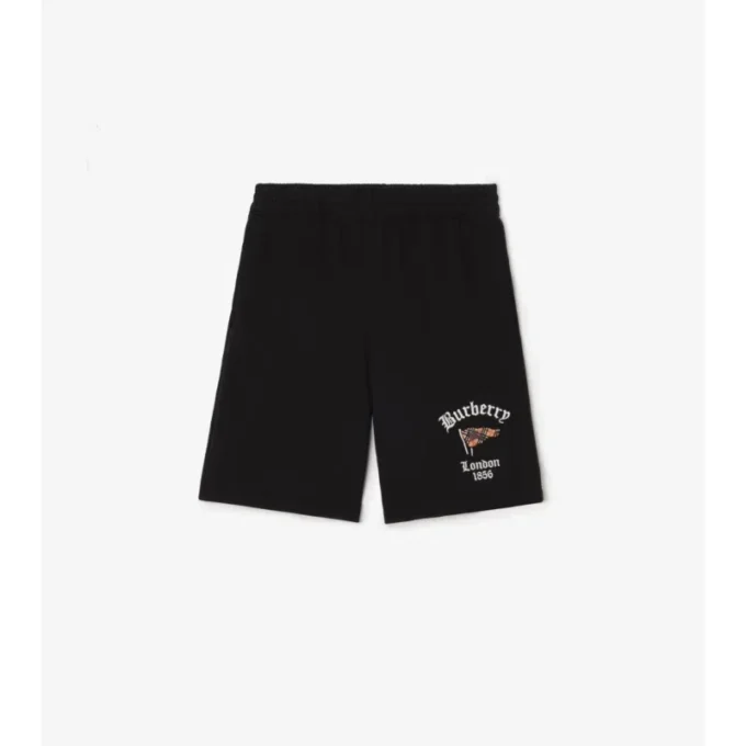 Check Flag Cotton Shorts