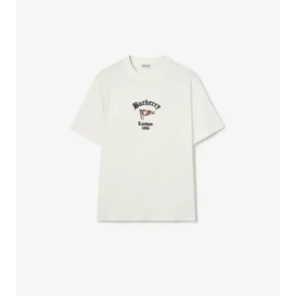 Check Flag Cotton T-Shirt