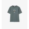 Check Flag Cotton T-Shirt