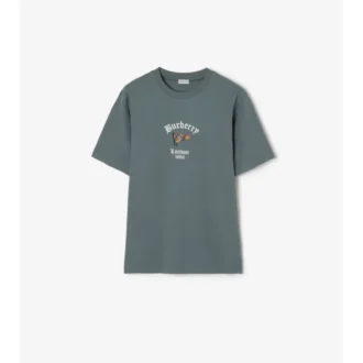 Check Flag Cotton T-Shirt