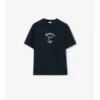 Check Flag Cotton T-Shirt