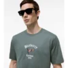 Check Flag Cotton T-Shirt
