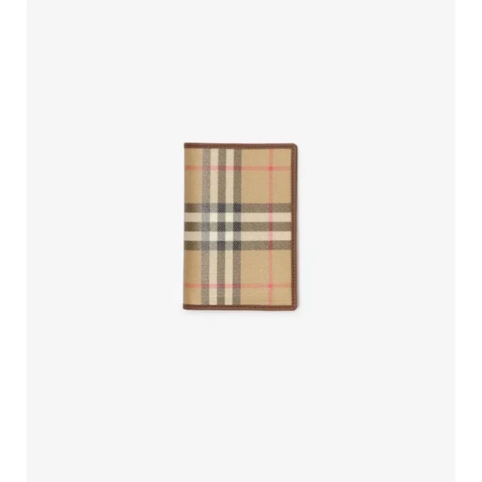 Check Folding Card Case