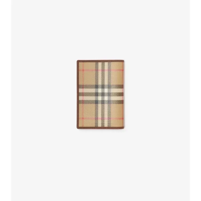 Check Folding Card Case