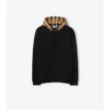 Check Hood Cotton Hoodie