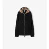 Check Hood Cotton Zip Hoodie