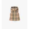 Check Hooded Puffer Gilet