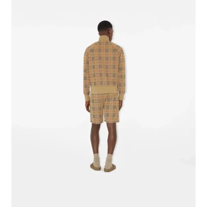 Check Jersey Shorts