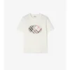 Check Knight Stamp Cotton T-Shirt