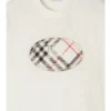 Check Knight Stamp Cotton T-Shirt