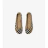 Check Knit Baby Ballerinas