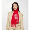 Check Label Cashmere Scarf