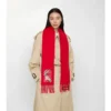 Check Label Cashmere Scarf