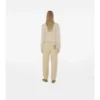 Check Label Cotton Jogging Pants
