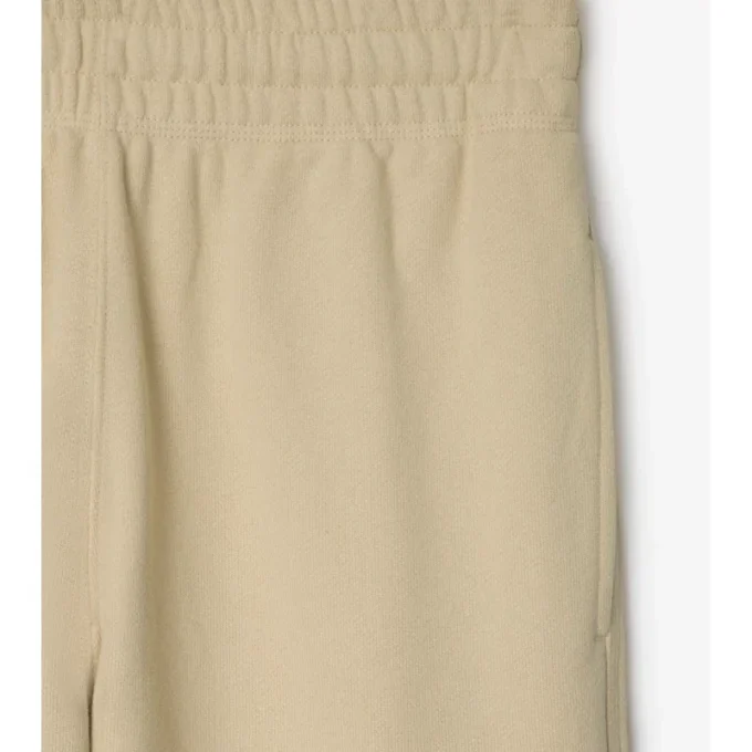 Check Label Cotton Jogging Pants