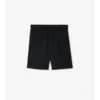Check Label Cotton Shorts