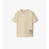 Check Label Cotton T-Shirt