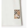 Check Label Cotton T-Shirt