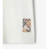 Check Label Cotton T-Shirt