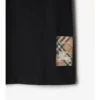 Check Label Cotton T-Shirt