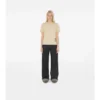 Check Label Cotton T-Shirt