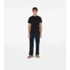 Check Label Cotton T-Shirt