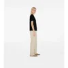 Check Label Cotton T-Shirt