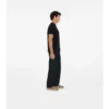 Check Label Cotton T-Shirt