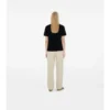 Check Label Cotton T-Shirt