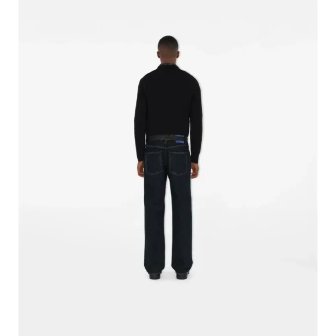 Check Label Wool Sweater