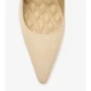 Check Leather Dame High Pumps