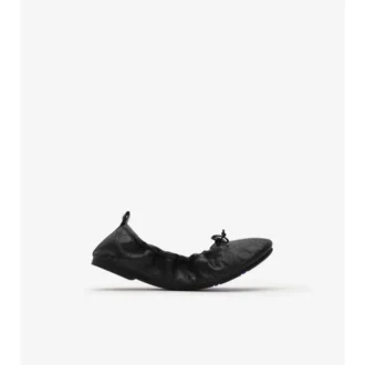 Check Leather Fawn Ballerinas 